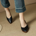 Sheepskin Low-cut Heels