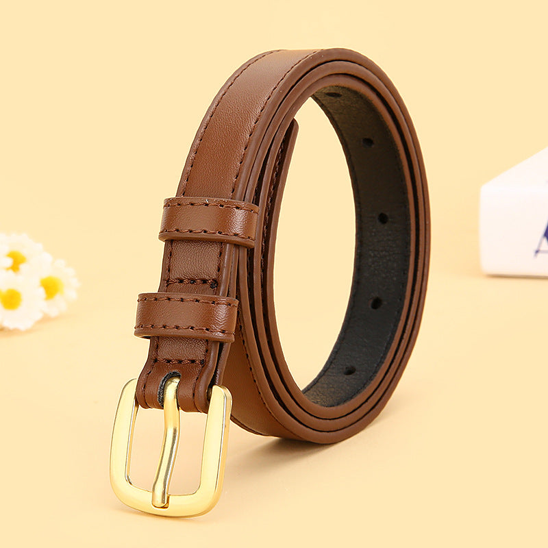 Jeans Short Skirt Belt
