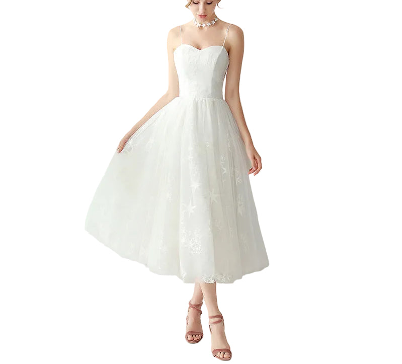 White Evening Dress at Diamond Sadaf