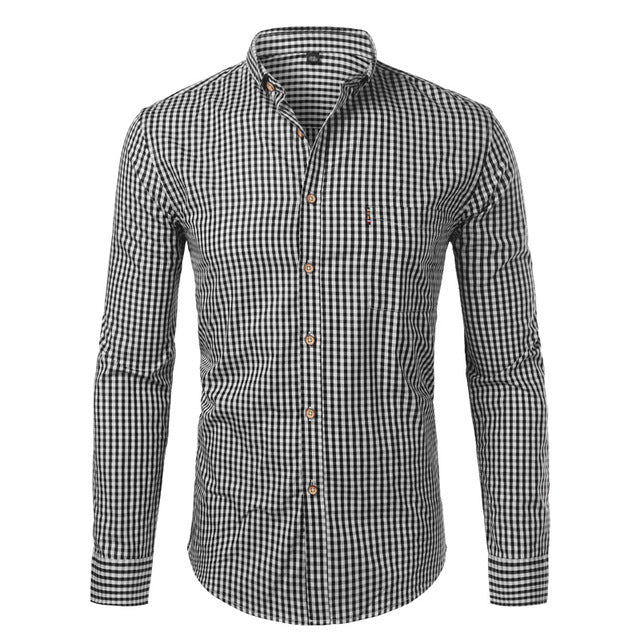 Small Plaid Shirt long Sleeves