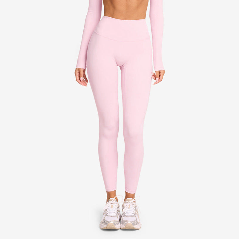 Long Hip Raise Shaping Fitness Waist Slimming Yoga Trousers For Women