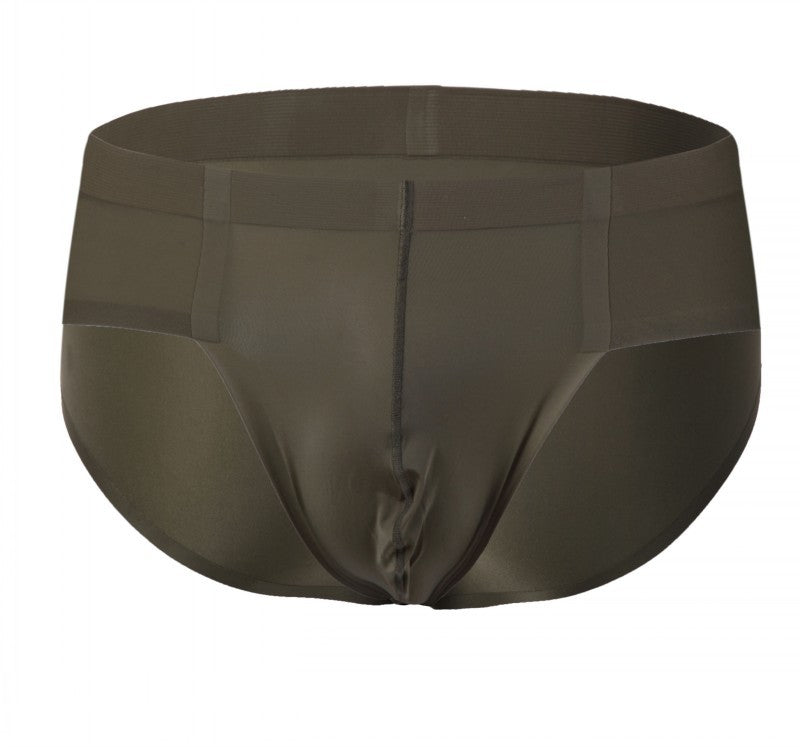 Men's Underwear Low Waist Briefs Ice Silk Transparent Shorts