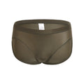 Ultra-thin Nylon Ice Silk Men's Underwear Comfortable Solid Color Transparent Trendy Men's Briefs