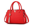 New trend ladies middle-aged slung shoulder mom handbag red bag