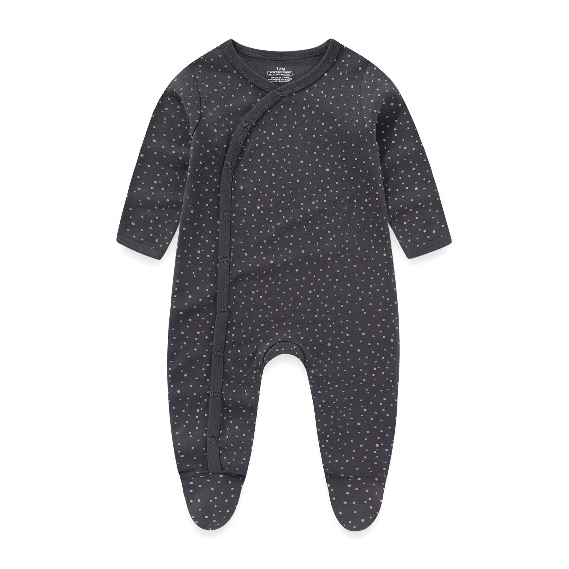 3 Pieces New Baby Cotton Long-sleeved Jumpsuit
