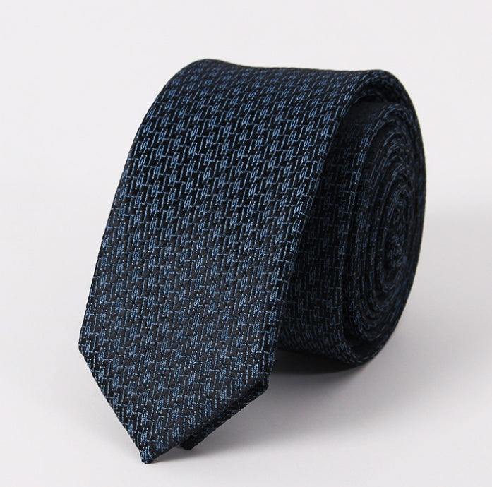 Men's formal business casual polyester silk jacquard tie
