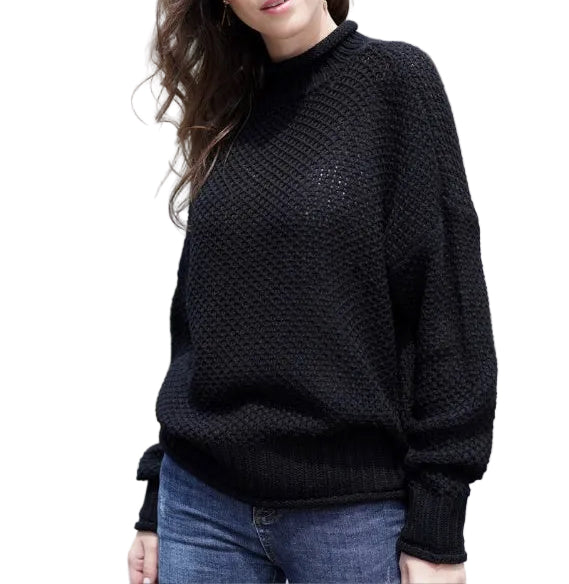 Women’s High Neck Knit Sweater