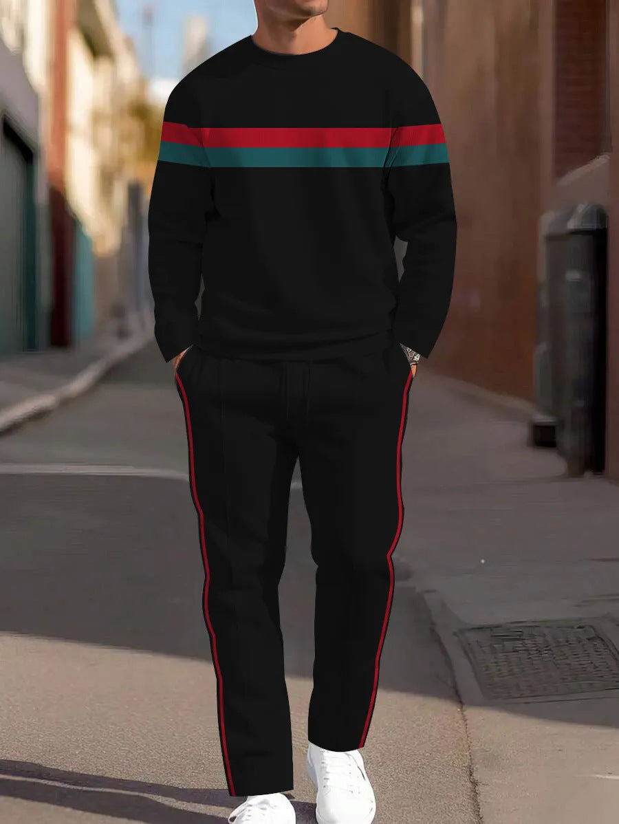 Printing Round Neck Suit