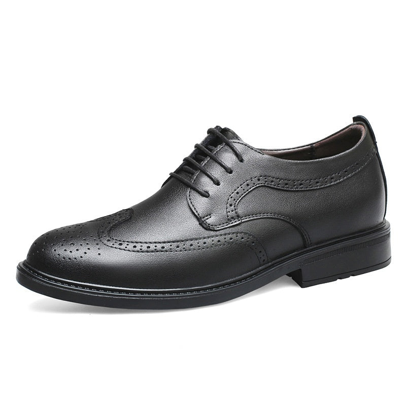 Business Formal Thick-soled Invisible Height-increasing 8cm Casual Leather Shoes