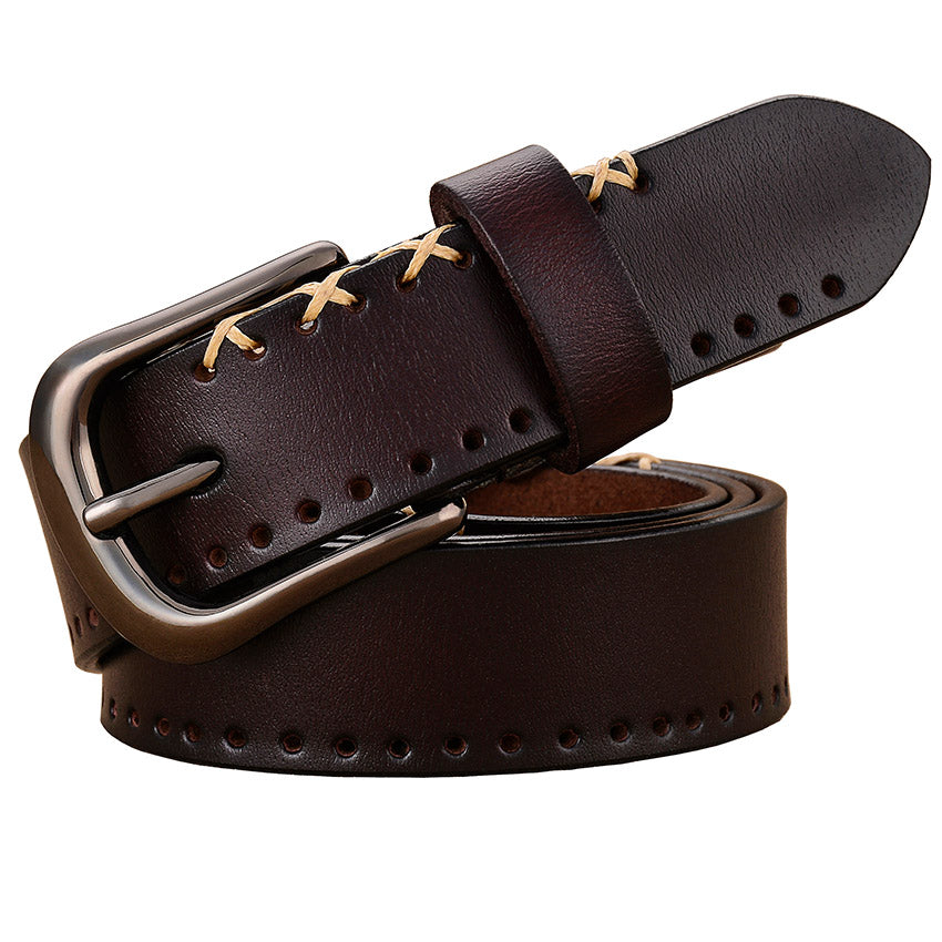 leather buckle belt