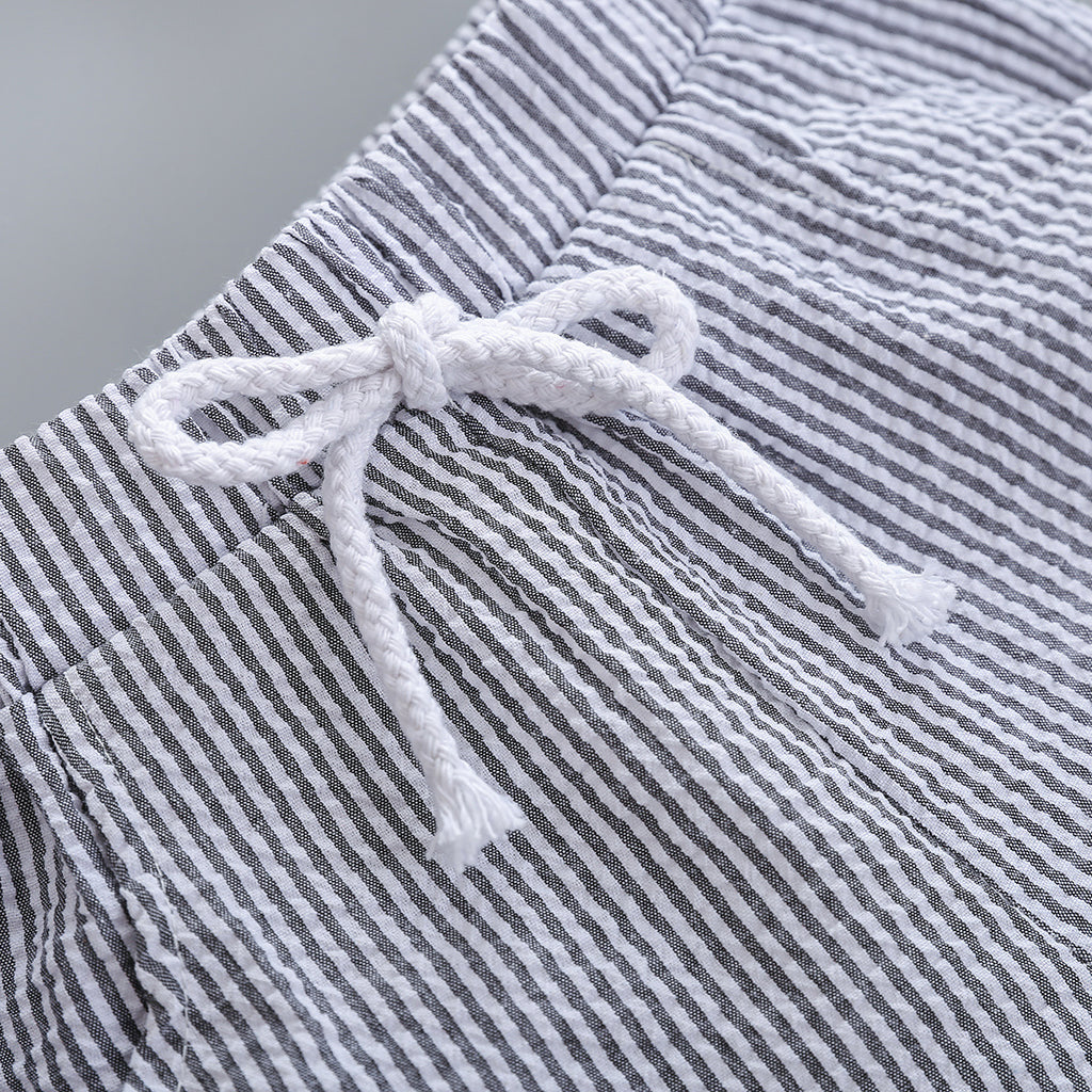 Pullover Top Plus Shorts Suit Cotton