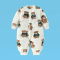 Infant One-piece Crawling Suit Single Breasted Romper