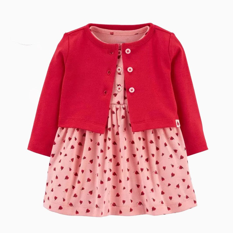 Two-Piece Printed Dresses In Europe And America