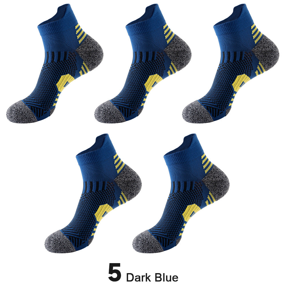 Men's Thick Towel Bottom Breathable Sports Socks