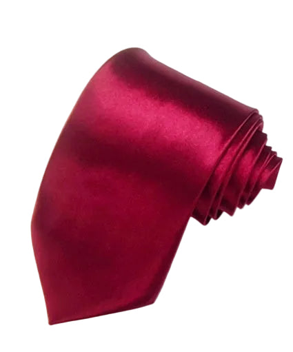 8cm Black Hand-tied Plain Suit Tie