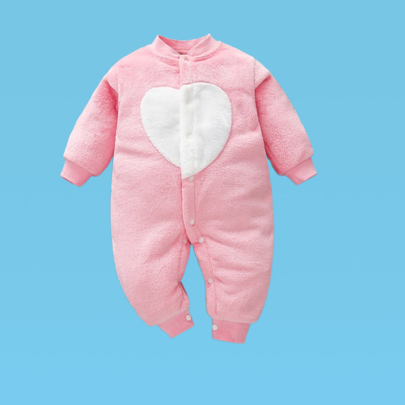 Infant One-piece Crawling Suit Single Breasted Romper
