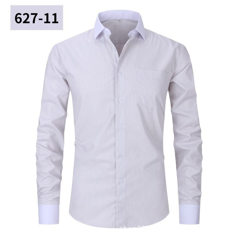 Mens Striped Shirt Summer Fashionable Plus Size