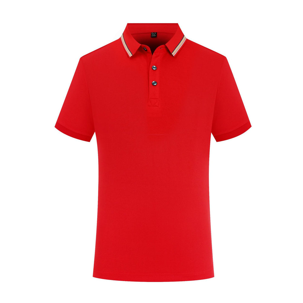 Summer Ice Silk Overalls Polo Shirt