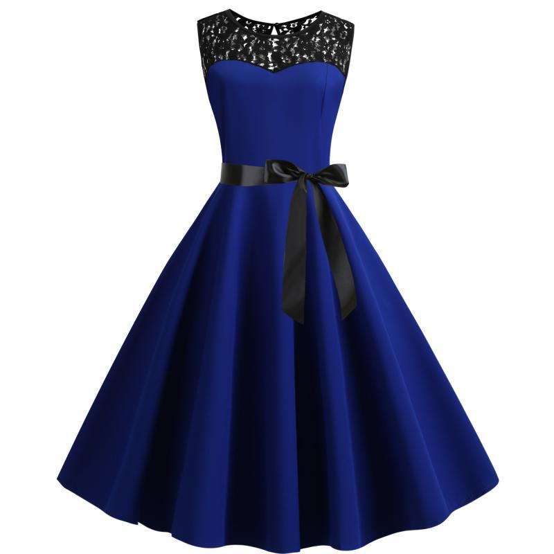 Blue summer party  dress diamond Sadaf 