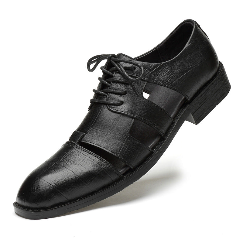 Men’s Hollow Business Formal Buckle Shoes