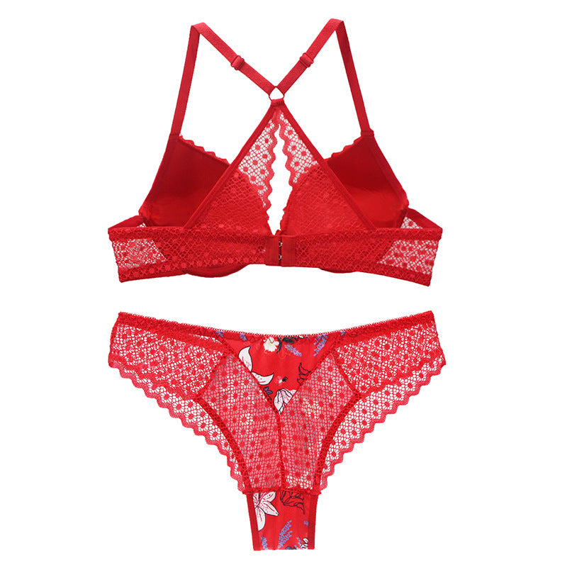 Women's Printing Bra Set