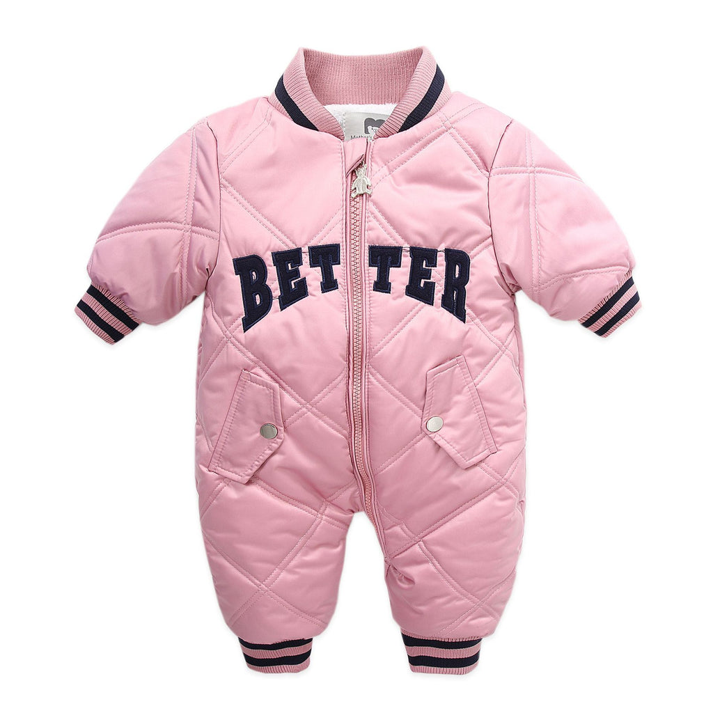 Letter Embroidery Children's Baseball Uniform Fleece Thickening