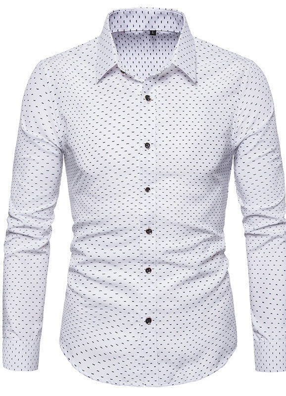 Men's Floral Long Sleeve Shirt