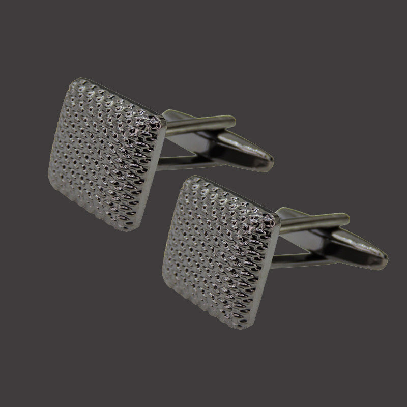 Men Metal Copper Cufflinks- Diamond Sadaf