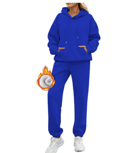 Men's Casual Sports Hoodie With Gridles Pants