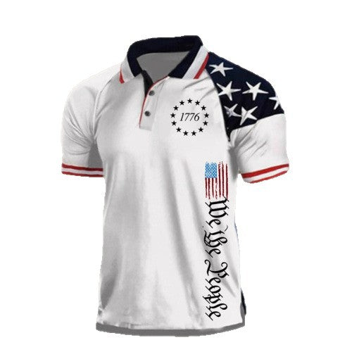 Golf 3D Printed Casual Culture POLO Shirt