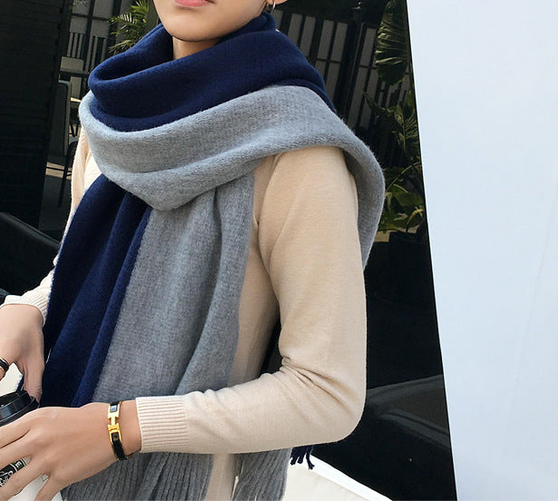 Men's Fashion Versatile Knitting Wool Scarf