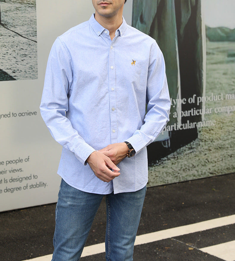 Men Long-sleeved Casual shirt
