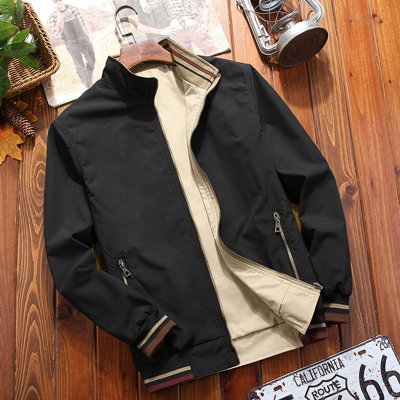 Stand Collar Casual Jacket