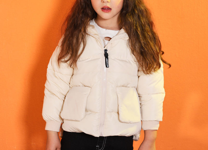 Autumn And Winter Short Thick Hooded Warm Jacket