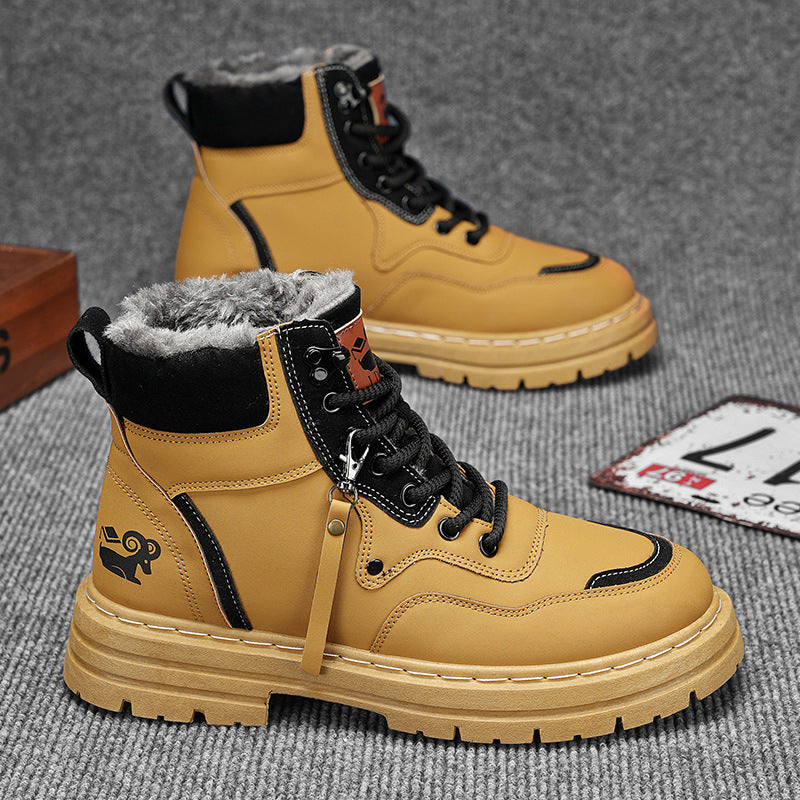 Men's  British Style High-top Martin Boots