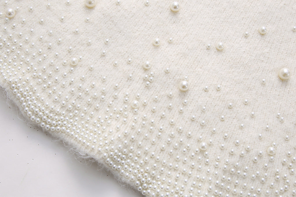 White Pearls Knitwear set