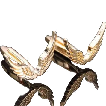 Wings Of Freedom Gold Copper Cufflinks