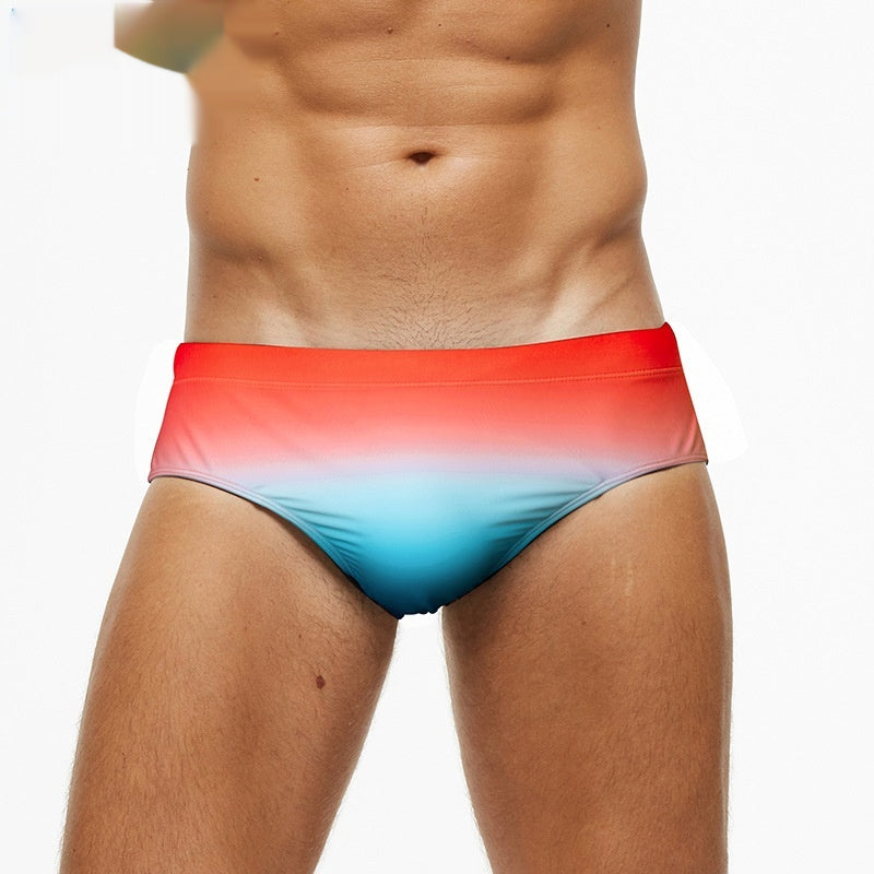 Solid Color Plus Size Swimming Shorts
