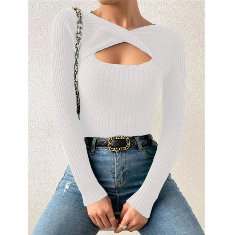 Hollow Pullover Sweater