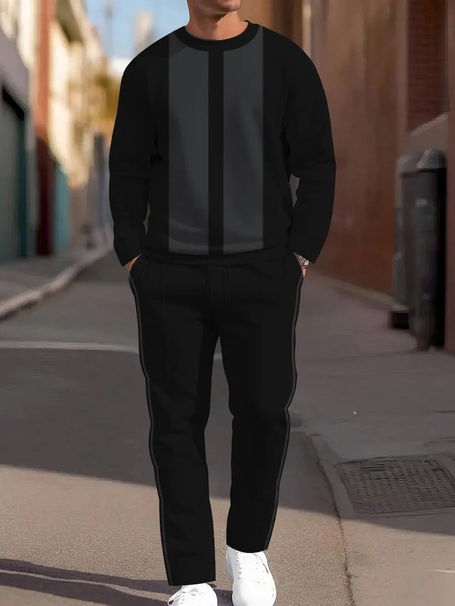 Printing Round Neck Suit