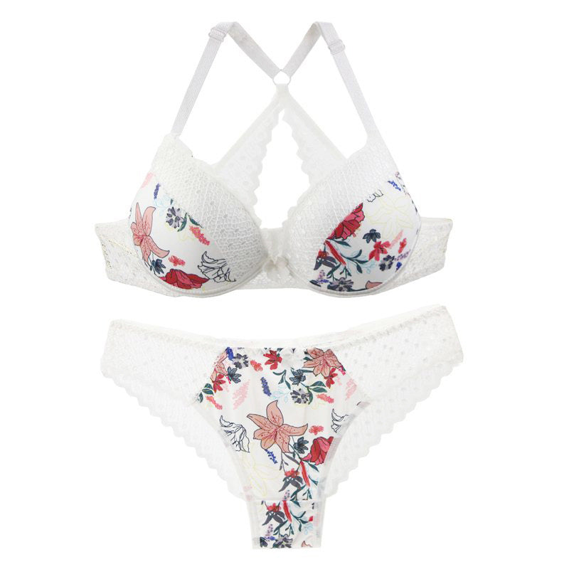 Women's Printing Bra Set