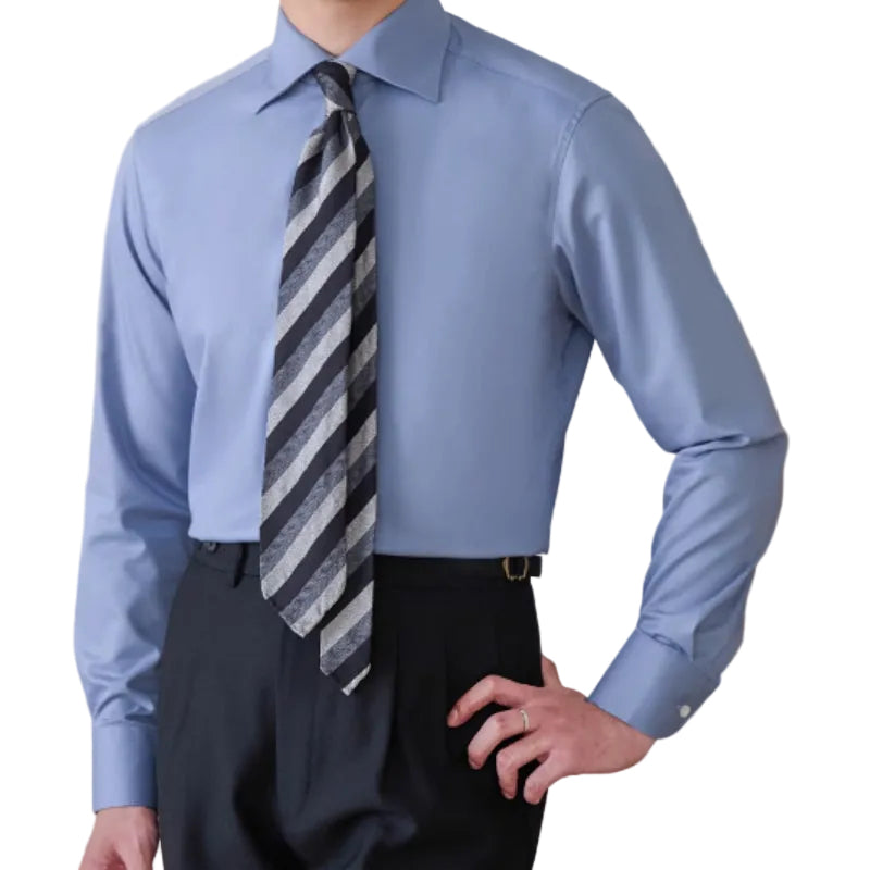 Italian Windsor Collar Shirt Iron-Free