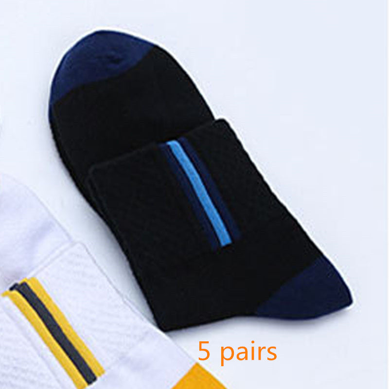Summer Men's Non-Smelly Foot Mesh Socks Cotton