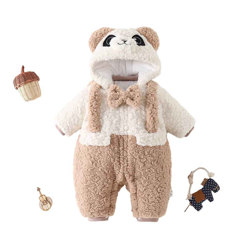 Thickened Fleece-lined Baby suite