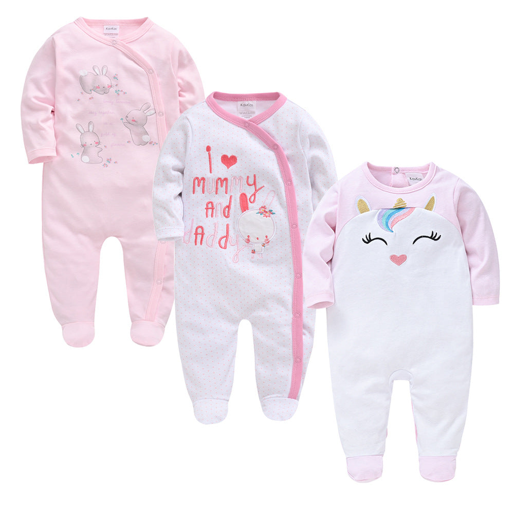 Spring and Autumn New Cartoon One-piece Long Sleeve