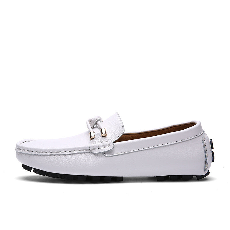 Men’s British Style Peas Slip-On Shoes