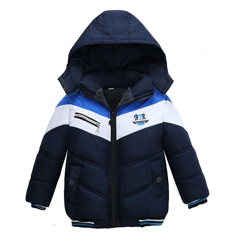 Long Sleeved Hooded Padded Jacket