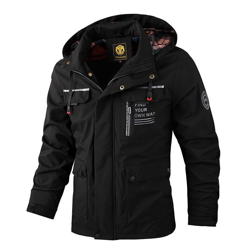 Waterproof casual winter jacket