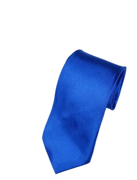 8cm Black Hand-tied Plain Suit Tie