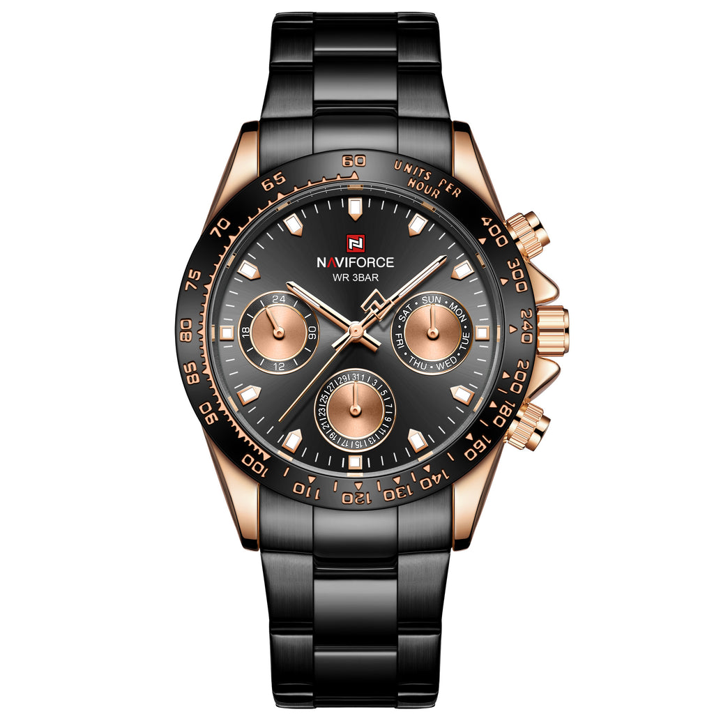 Steel Water Resistant Quartz Watch